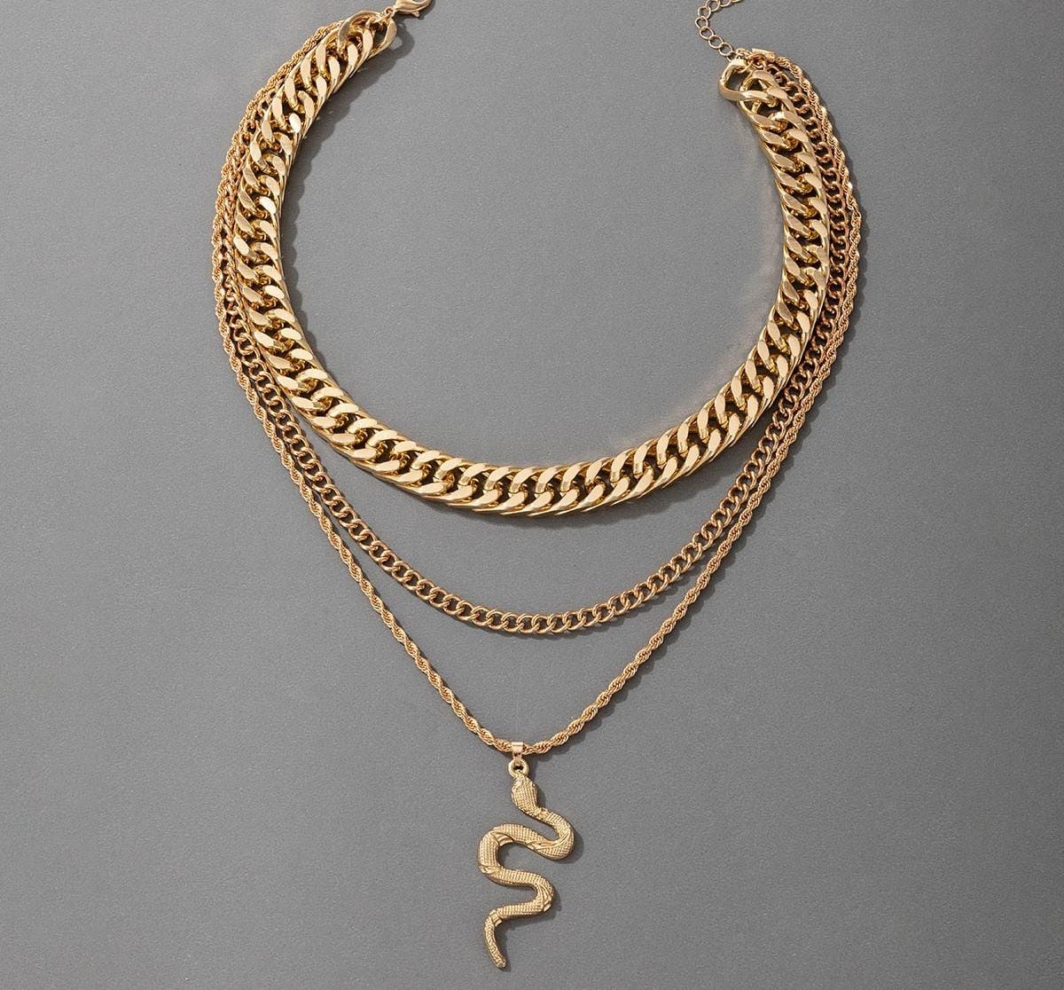 Snake Necklace Women Pendant